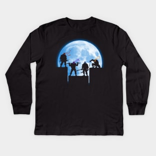 Night Shadows Kids Long Sleeve T-Shirt